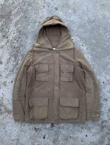 Helmut Lang Vintage Cotton Military Heavy Coat Ja… - image 1