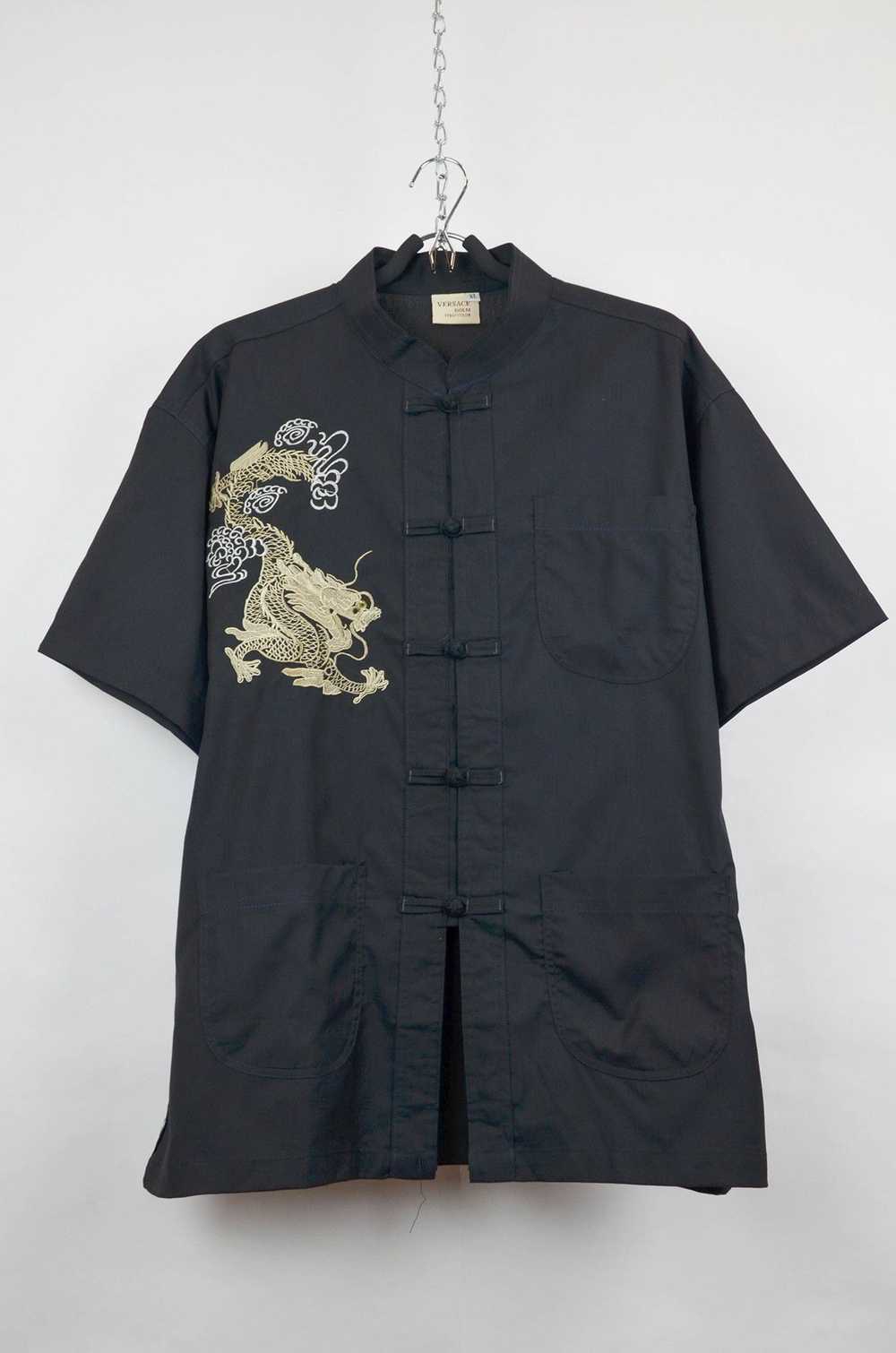 Versace × Vintage Vintage VERSACE Dolm Dragon Jap… - image 1