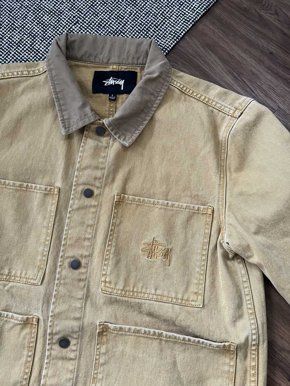 Stussy Stussy Tan Denim Chore Jacket - image 4