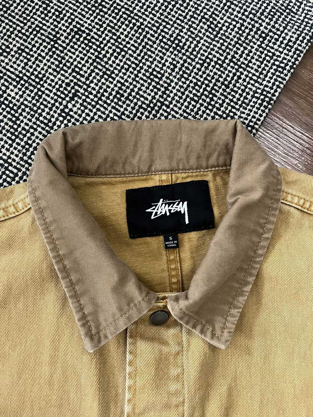 Stussy Stussy Tan Denim Chore Jacket - image 8