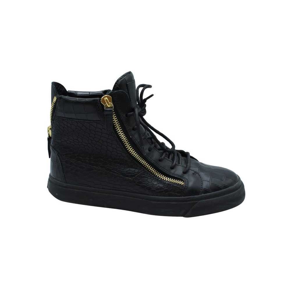 Giuseppe Zanotti Leather high trainers - image 1