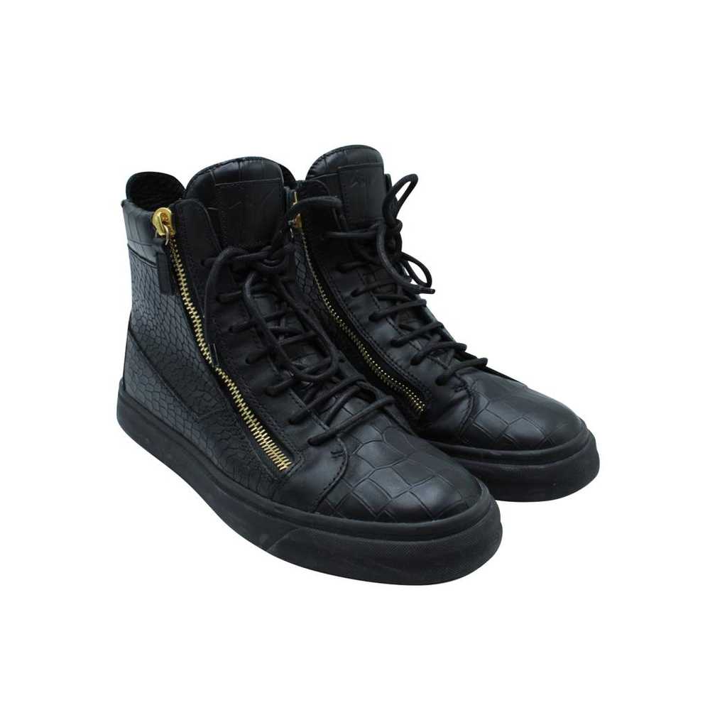 Giuseppe Zanotti Leather high trainers - image 3