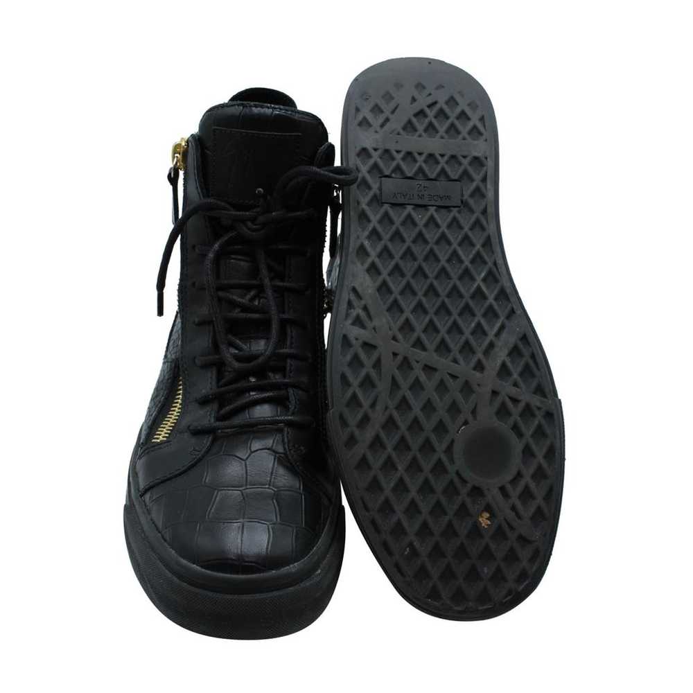 Giuseppe Zanotti Leather high trainers - image 5