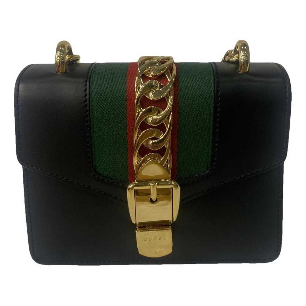 Gucci Sylvie Flap Chain leather crossbody bag - image 1