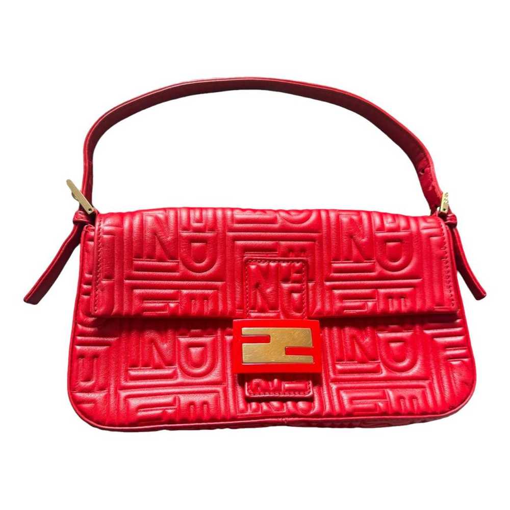 Fendi Baguette leather handbag - image 1