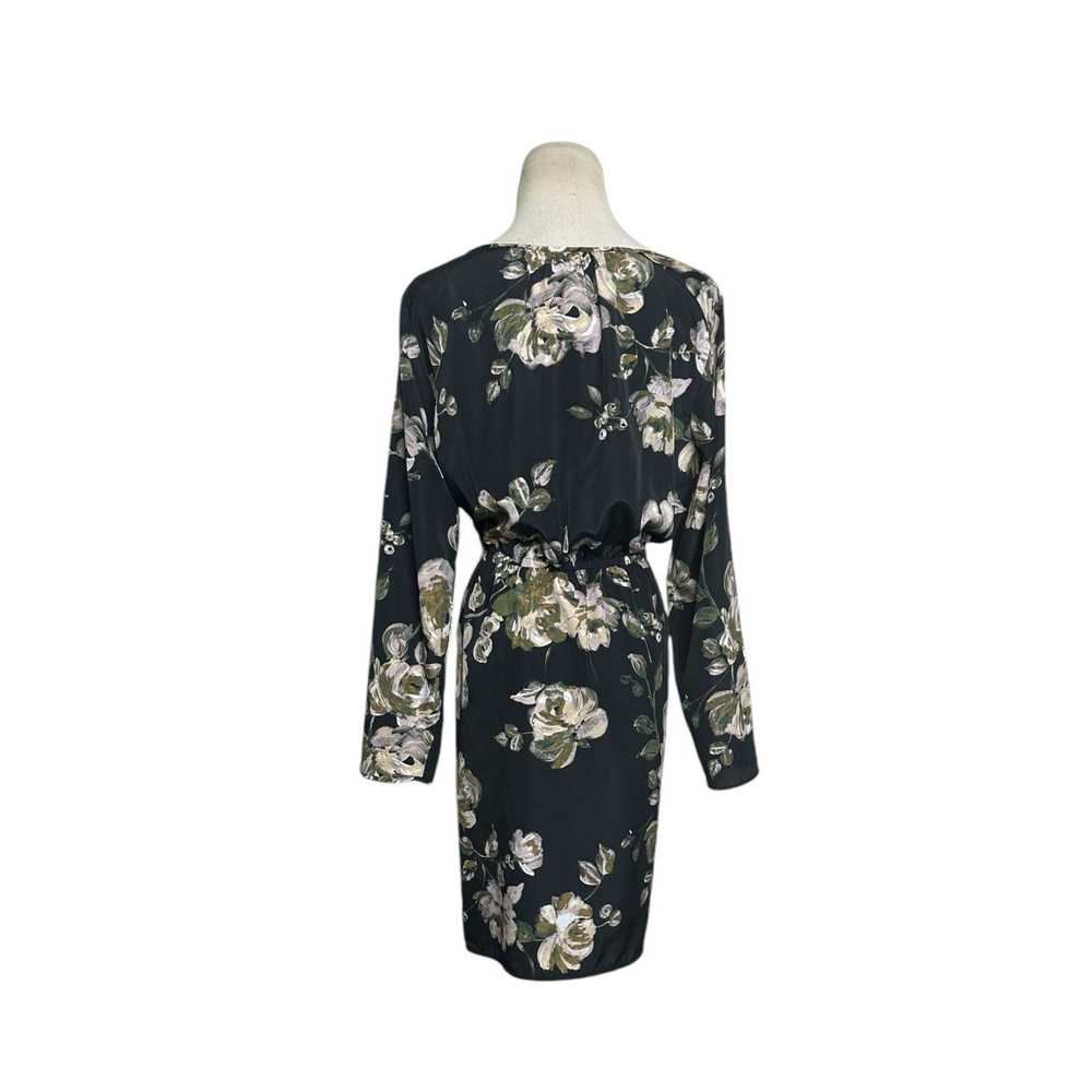 J.Crew J. Crew black cream green floral mini dres… - image 12