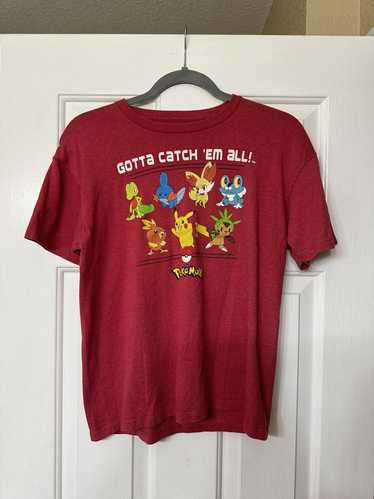 Pokemon Pokémon 2015 Red Shirt - Size M - Vintage