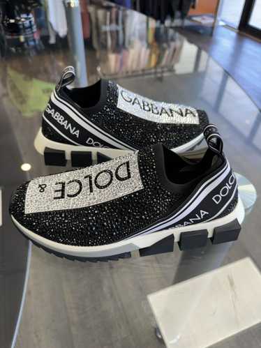 Dolce & Gabbana D&G SORENTO CRYSTALS TRAINERS (40.