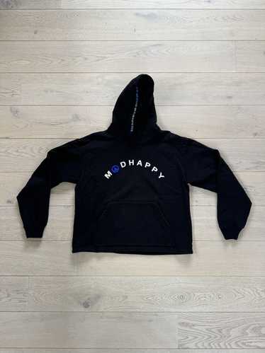 Madhappy Madhappy Black Blue Peace Sign Hoodie