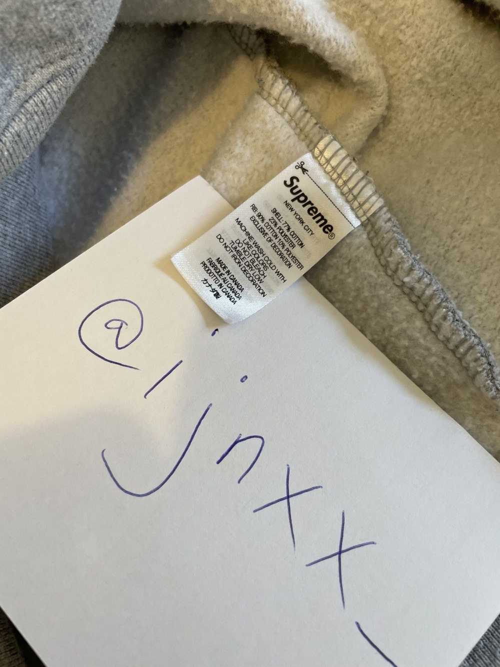 Supreme FW22 Heather Grey Box Logo Crewneck - image 3