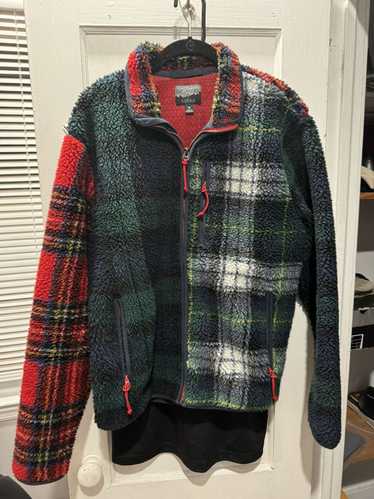 J.Crew J Crew Plaid Sherpa Jacket Sz M