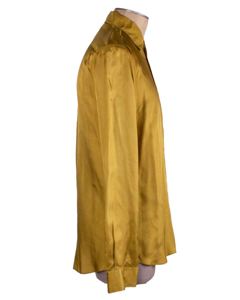 Acne Studios ACNE STUDIOS GOLD CUPRO SILKY BUTTON… - image 3