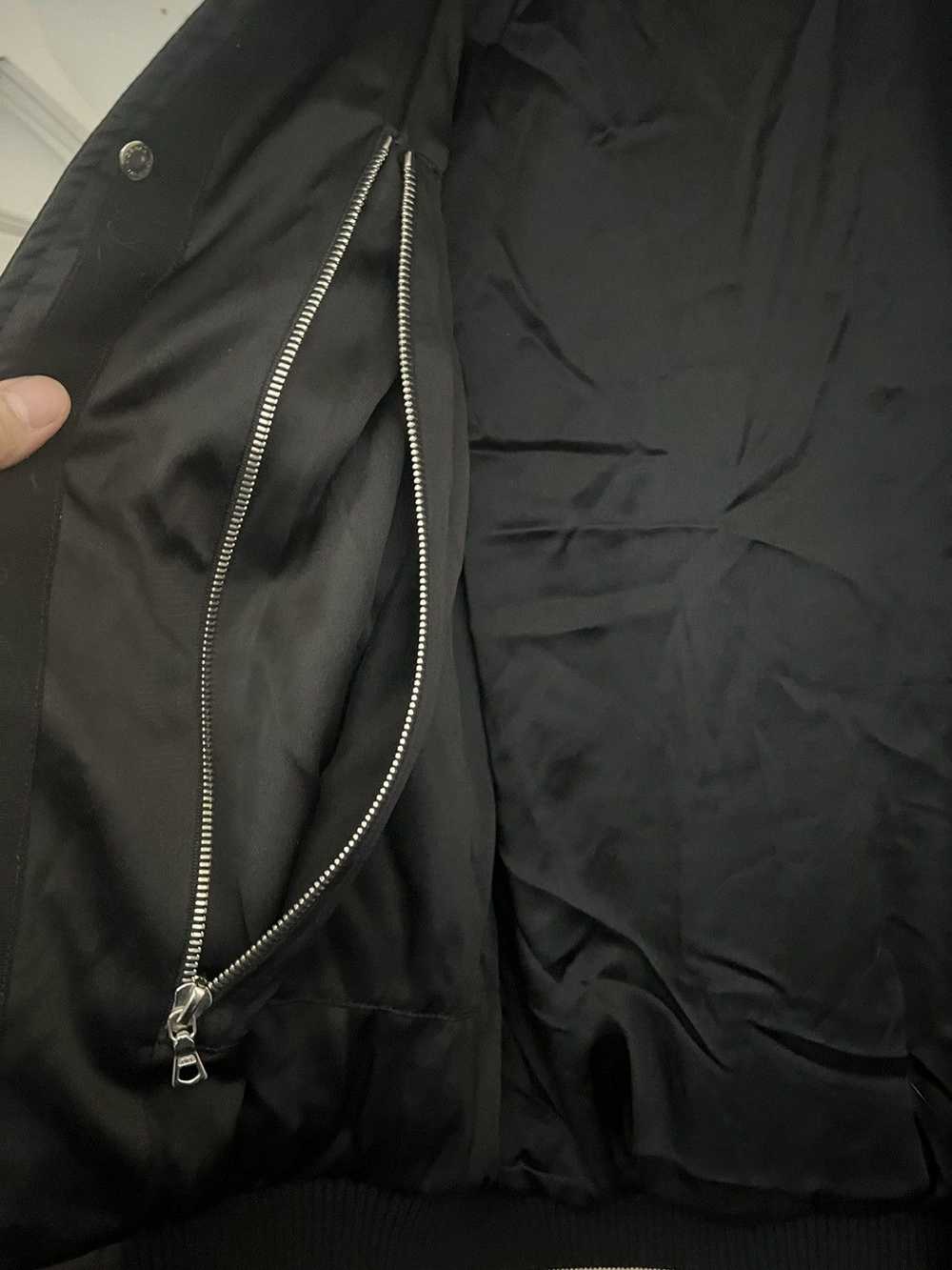 Amiri Amiri Black Lovers Silk Bomber - image 10