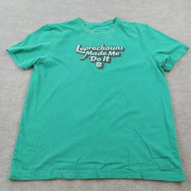 Life Is Good Life Is Good T-shirt Men Large Green 