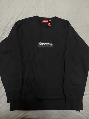 Supreme FW15 Box Logo Crewneck Crew Sweater XL Grey U… - Gem
