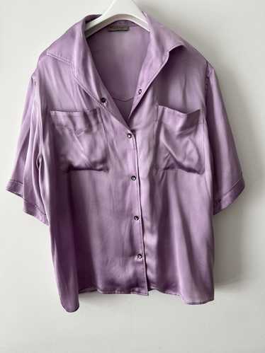 Bottega Veneta Camp collar silk shirt