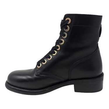 Sandro Leather biker boots - image 1