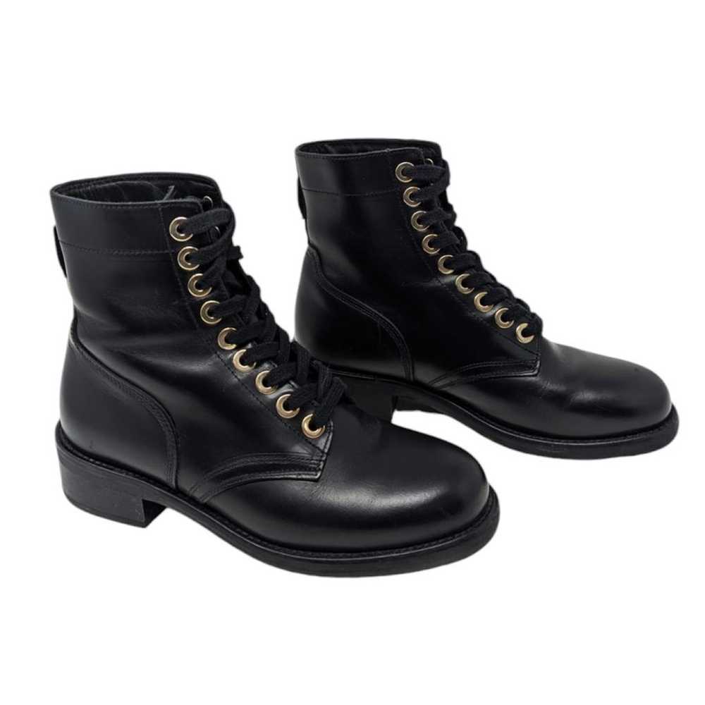 Sandro Leather biker boots - image 2