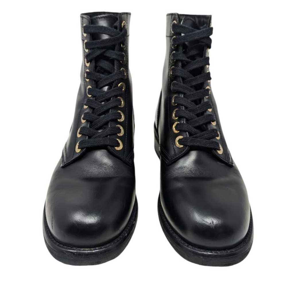 Sandro Leather biker boots - image 3