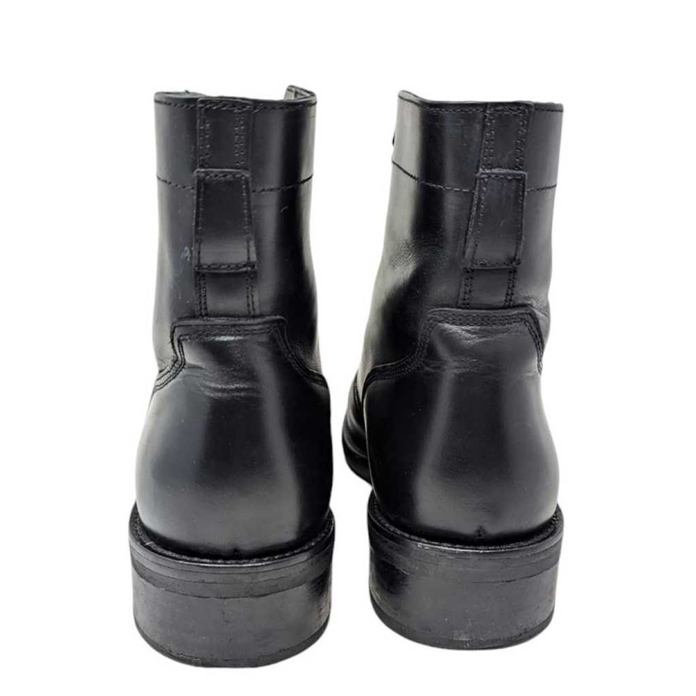 Sandro Leather biker boots - image 4