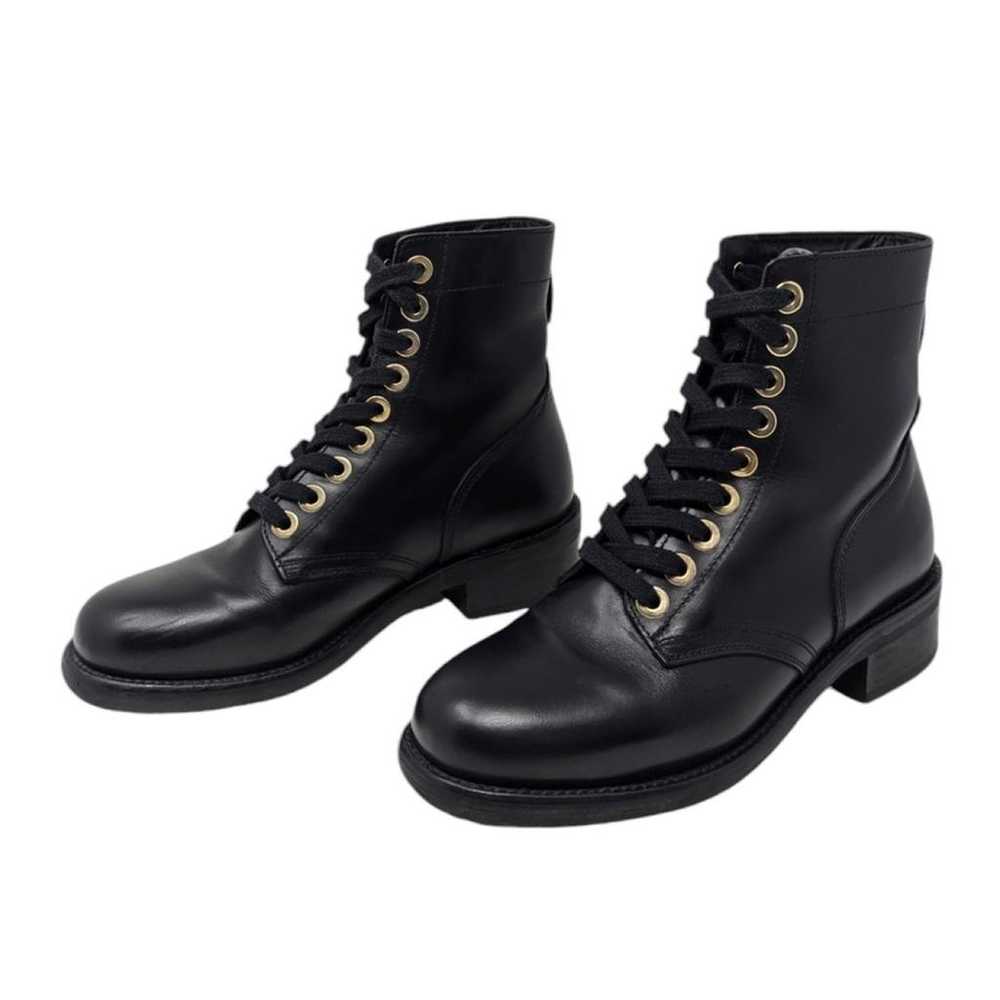 Sandro Leather biker boots - image 5