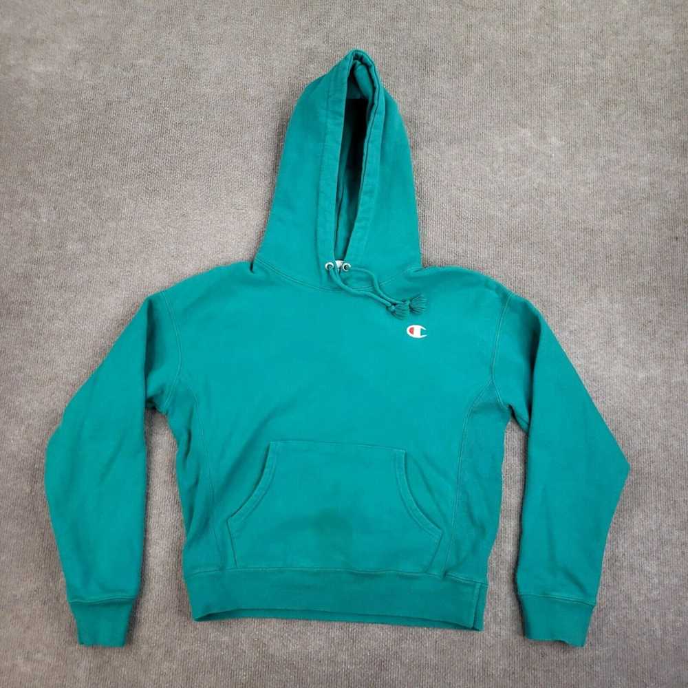 Champion Champion Hoodie Womens Medium Green Reve… - image 1