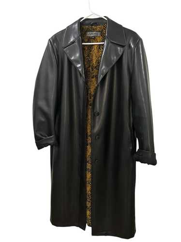 Non Signe / Unsigned trench coat faux leather