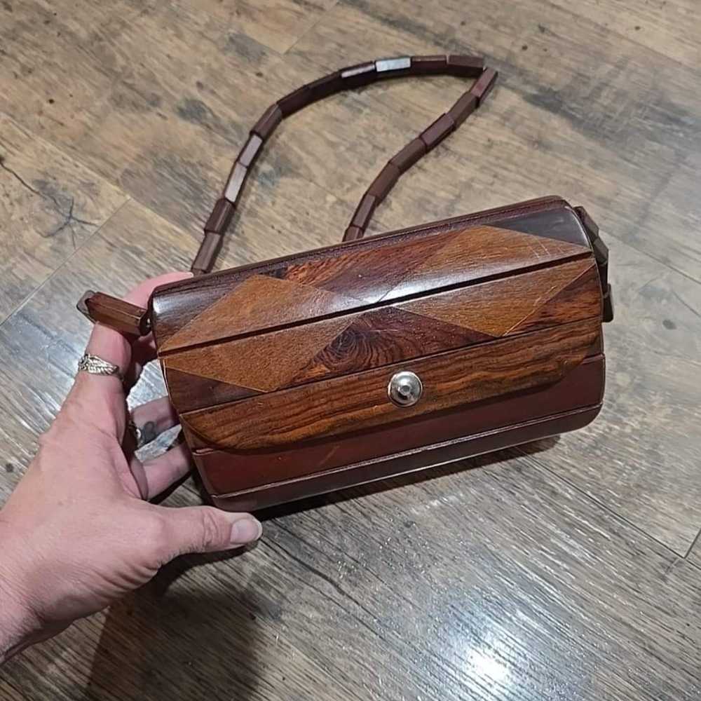 Vintage wooden purse - image 2