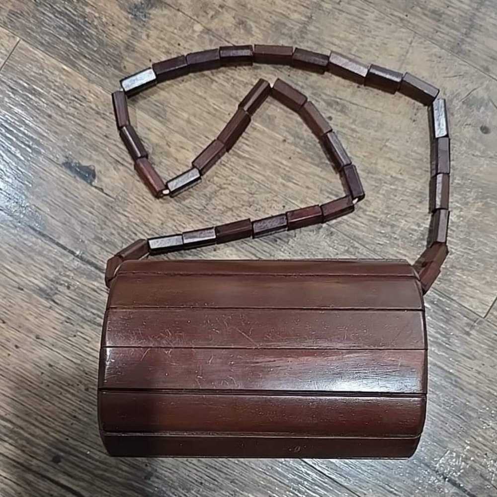 Vintage wooden purse - image 3