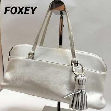 FOXEY Foxy Handbag White Fringe Clasp Wallet - image 1