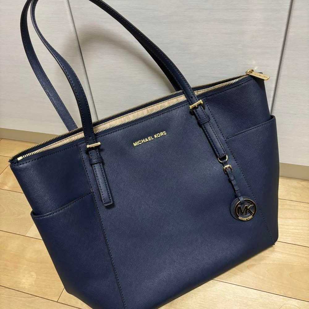 MICHAEL KORS Navy Tote Bag / Business Bag - image 1