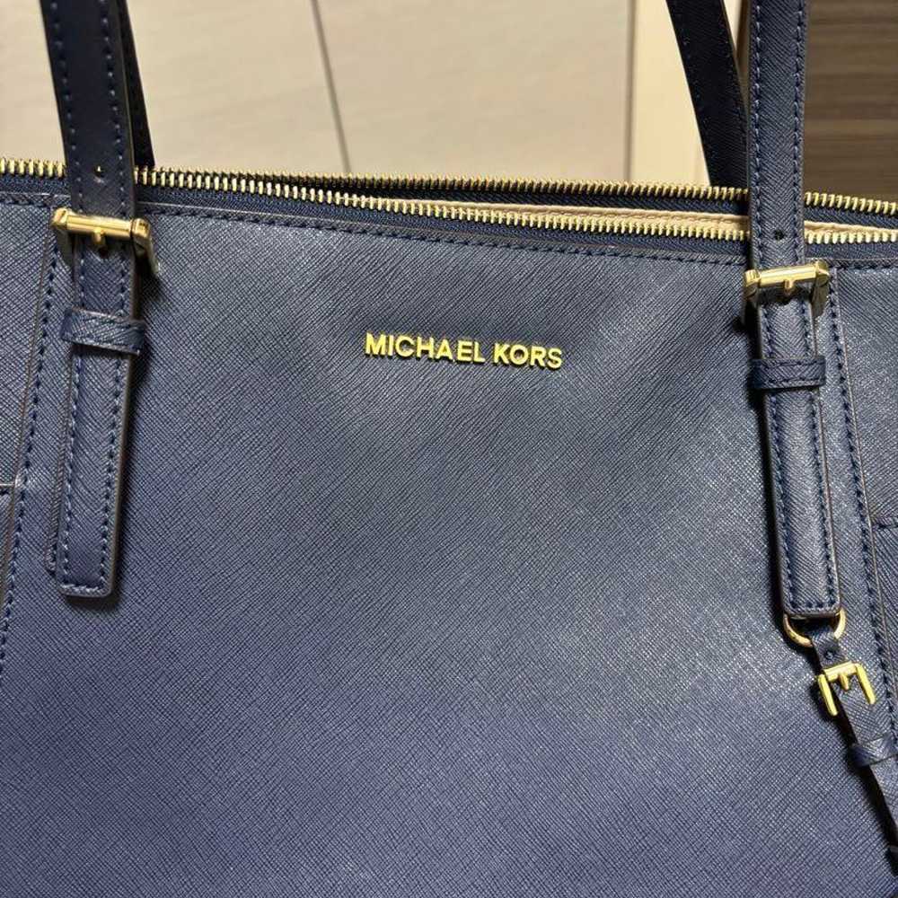 MICHAEL KORS Navy Tote Bag / Business Bag - image 6