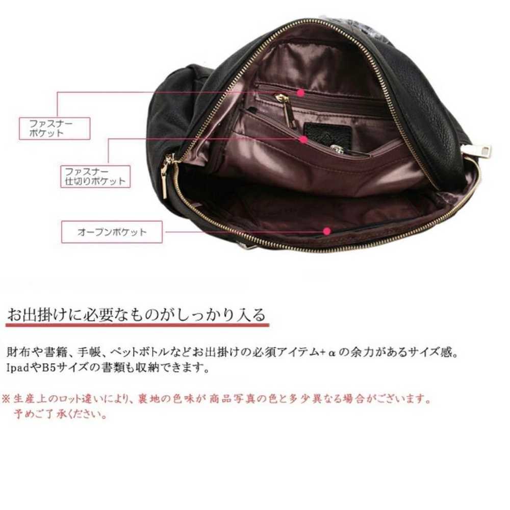 Black leather backpack - image 7