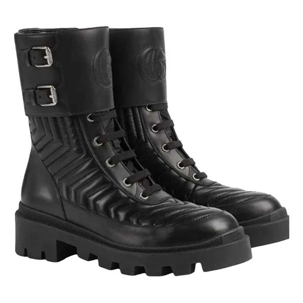 Gucci Leather boots - image 1