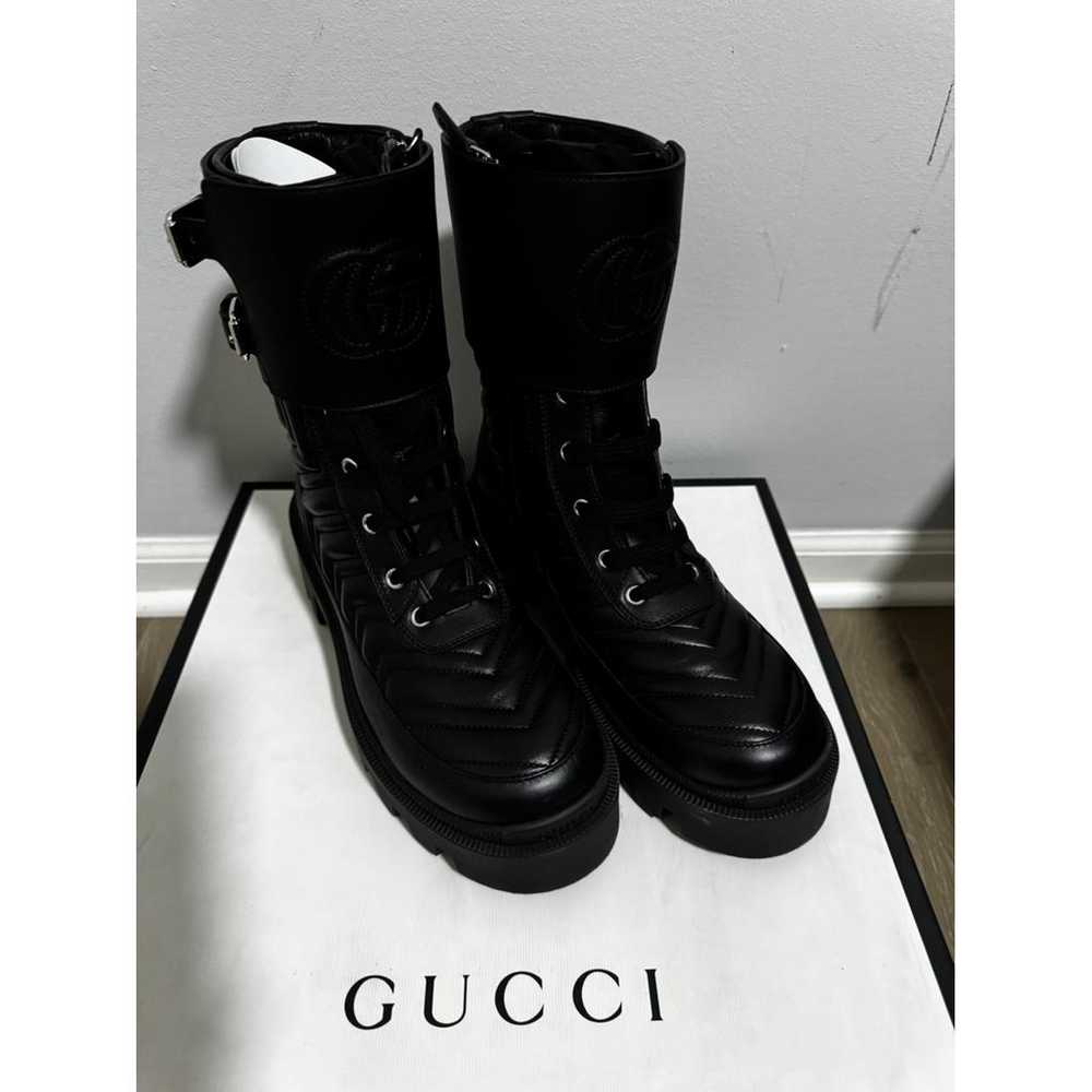 Gucci Leather boots - image 3