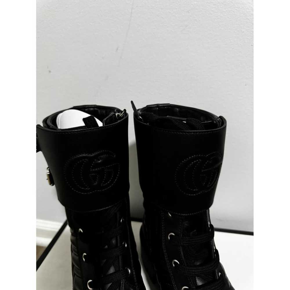 Gucci Leather boots - image 4