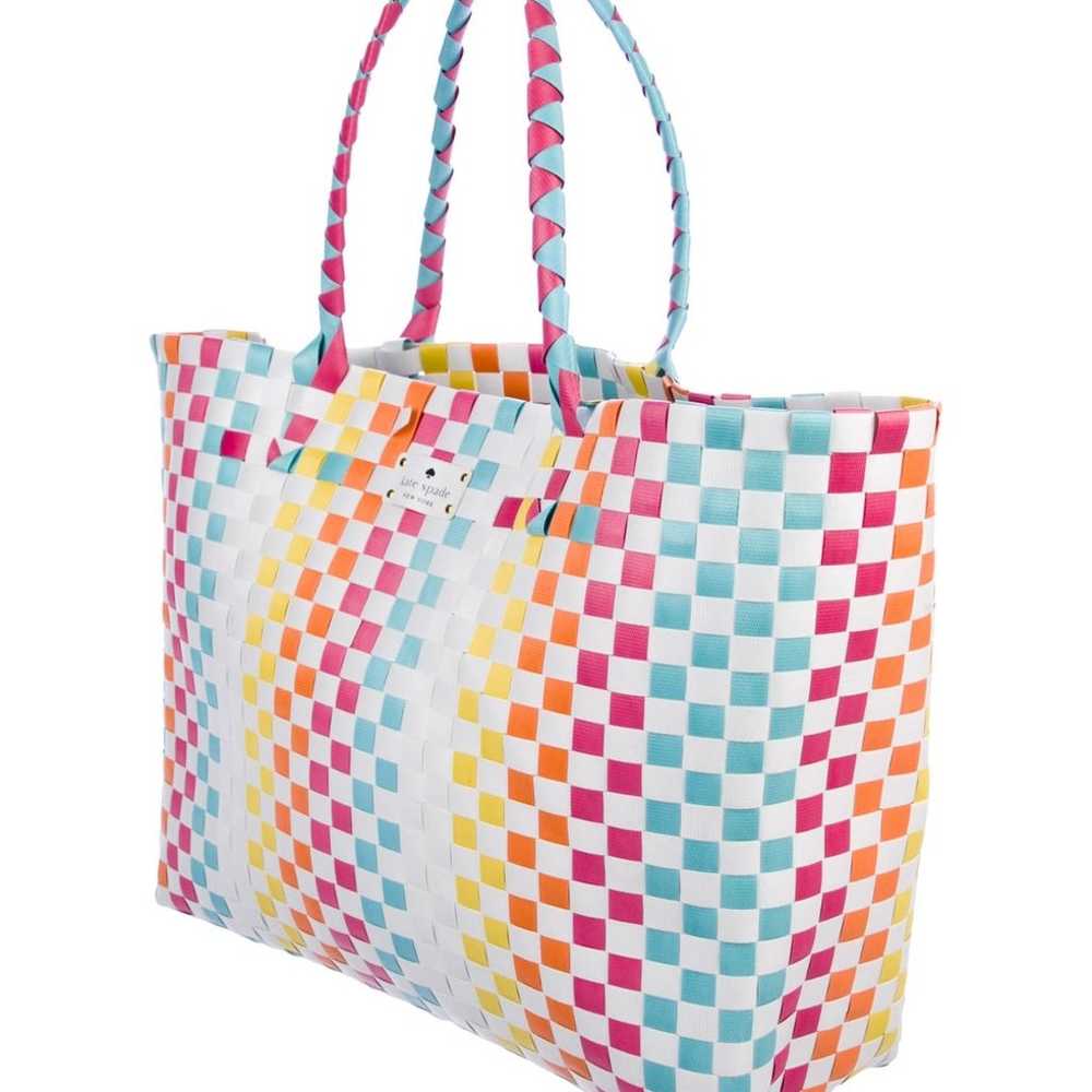 KATE SPADE NEW YORK Woven Basket Beach Tote - image 2