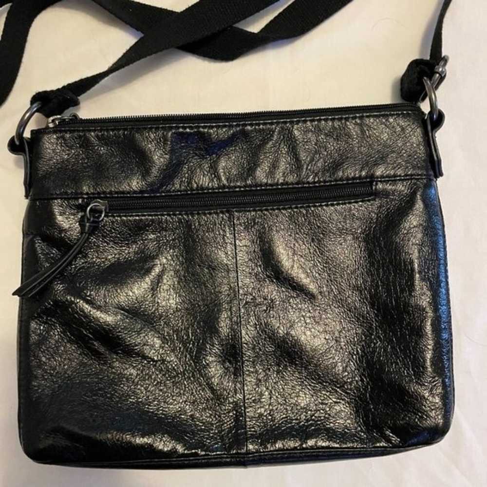 The Sak Black Embossed Leather Cross Body Purse - image 7