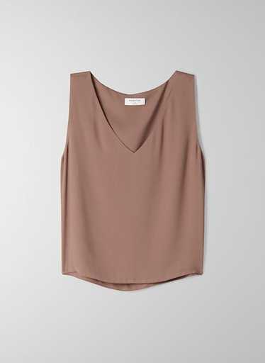 Babaton Murphy Blouse - S - Stone Taupe