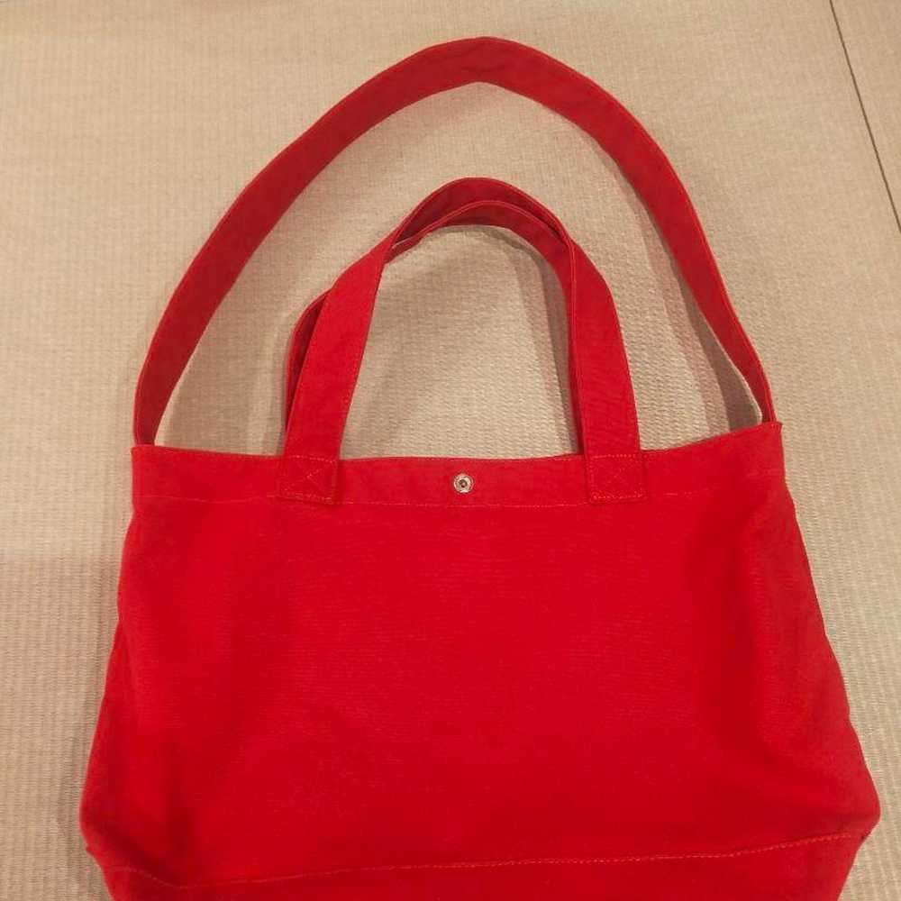 FRED PERRY tote bag shoulder bag in red. - image 2