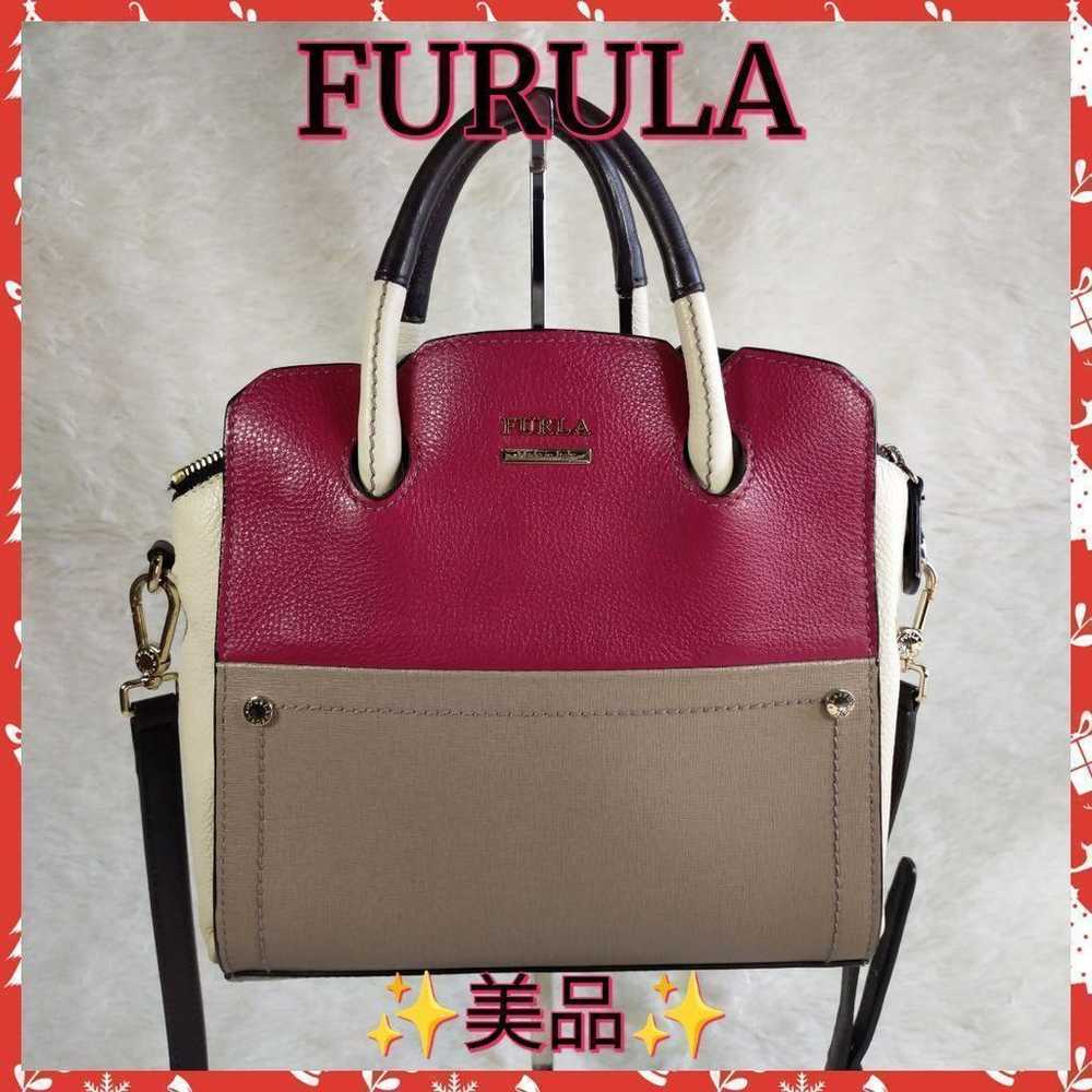 【FURLA】Furla Shoulder Bag Handbag ✨Excellent Cond… - image 1