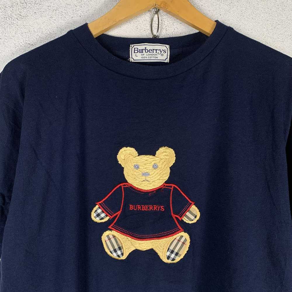 Burberry × Vintage Vintage 90s Burberry Bear Lond… - image 2