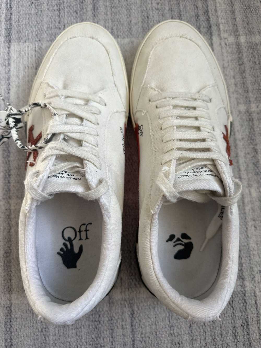 Off-White Off-White vulcanized white sneakers 46 - image 1