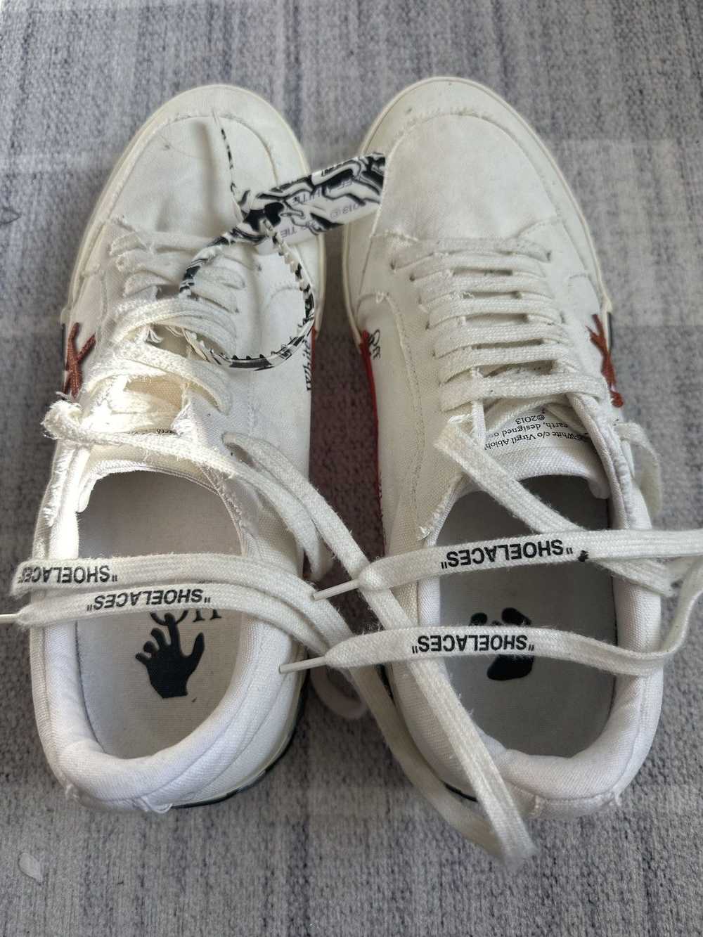 Off-White Off-White vulcanized white sneakers 46 - image 3