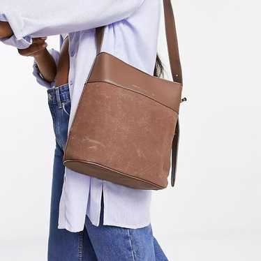 French Connection Slouchy Suede Bucket Bag - image 1