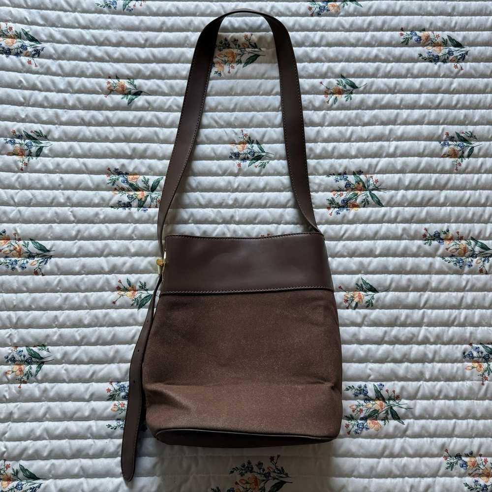 French Connection Slouchy Suede Bucket Bag - image 5