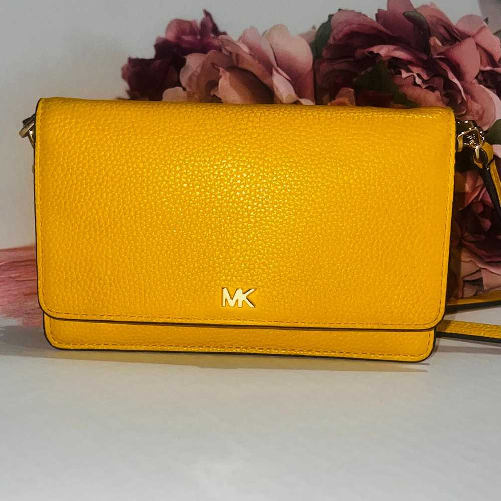 Michael Kors pebbled leather convertible crossbod… - image 4