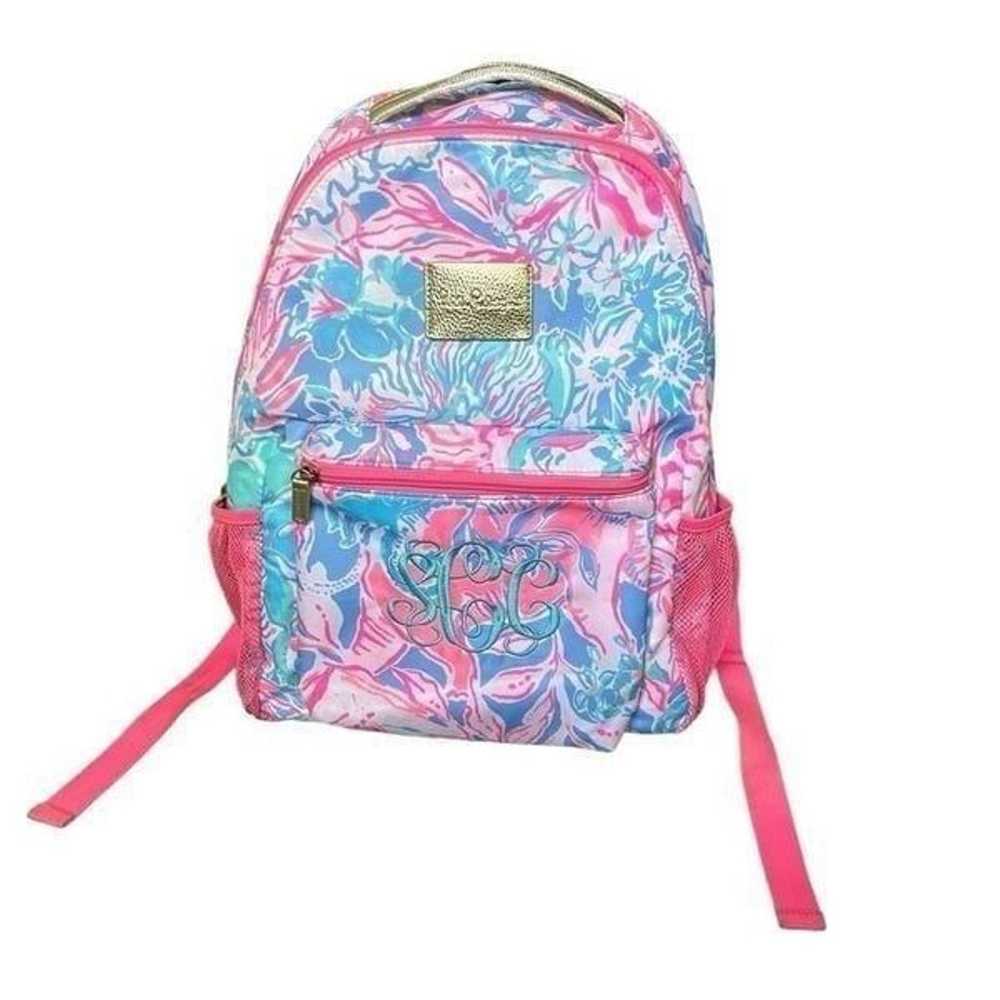 Lilly Pulitzer Bahia Backpack in Blue Peri Viva L… - image 1