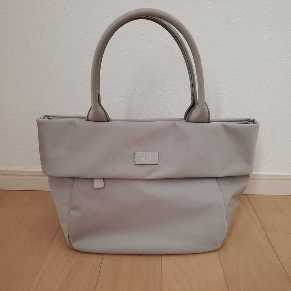 agnes b. VOYAGE Nylon Tote Bag with warranty card… - image 1