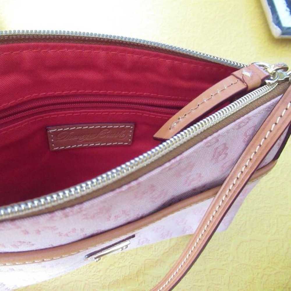 DOONEY & BOURKE PINK DENIM CROSSBODY BAG - image 8